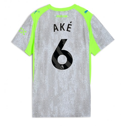 Maglie da calcio Manchester City Nathan Ake #6 Terza Maglia Femminile 2025-26 Manica Corta